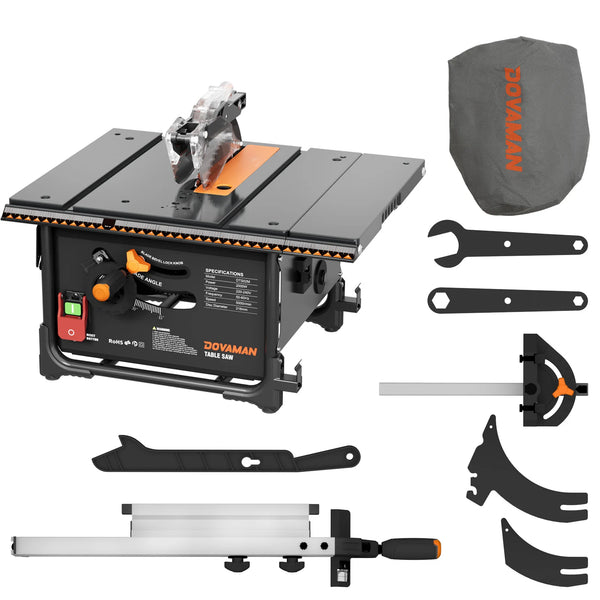 Mini Sega H-MAX 2000W – Kit Completo con Taglio Regolabile 0–45° e Aspirazione Polvere Integrata